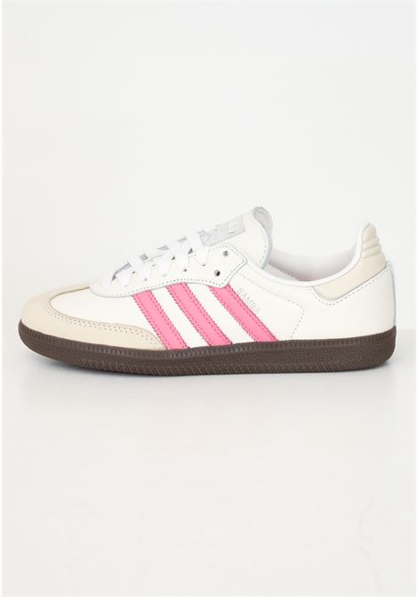 Sneakers Samba Og bianche e rosa da donna ADIDAS ORIGINALS | IG1962.